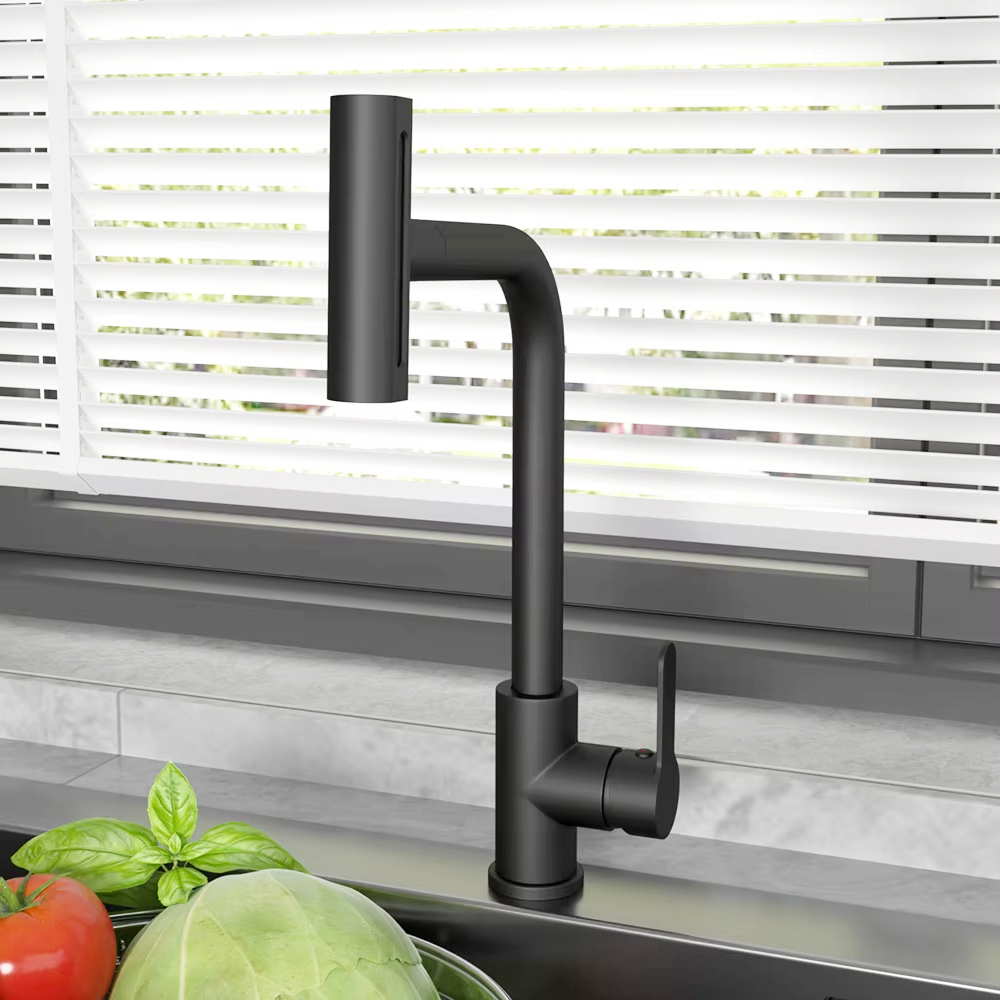 Commercial Kitchen Faucet - Grifo de fregadero de cocina extraíble,