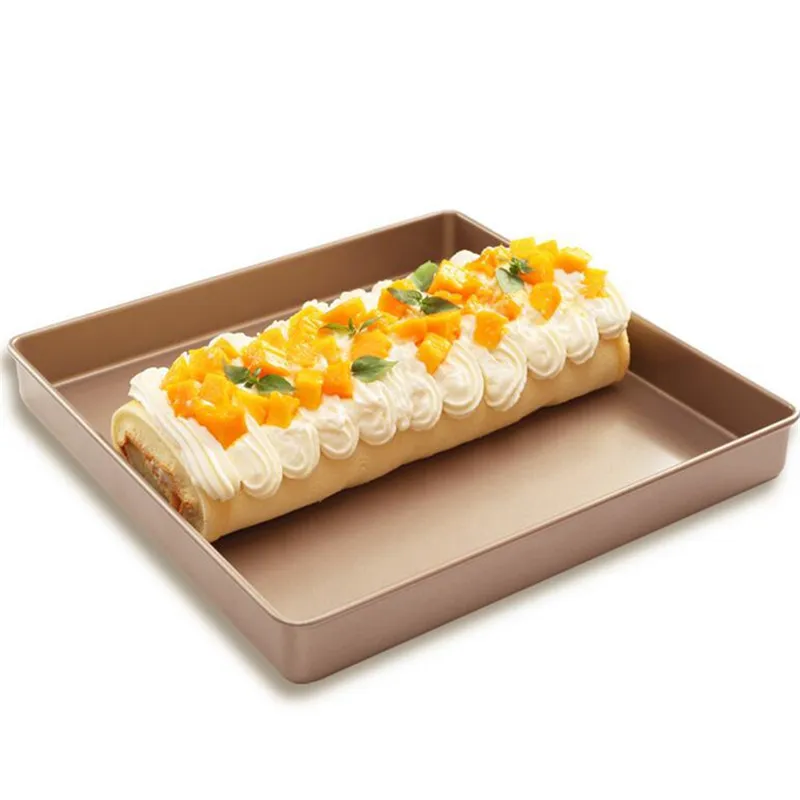 Pizza Conveyor Oven - Bandeja para hornear antiadherente cuadrada de
