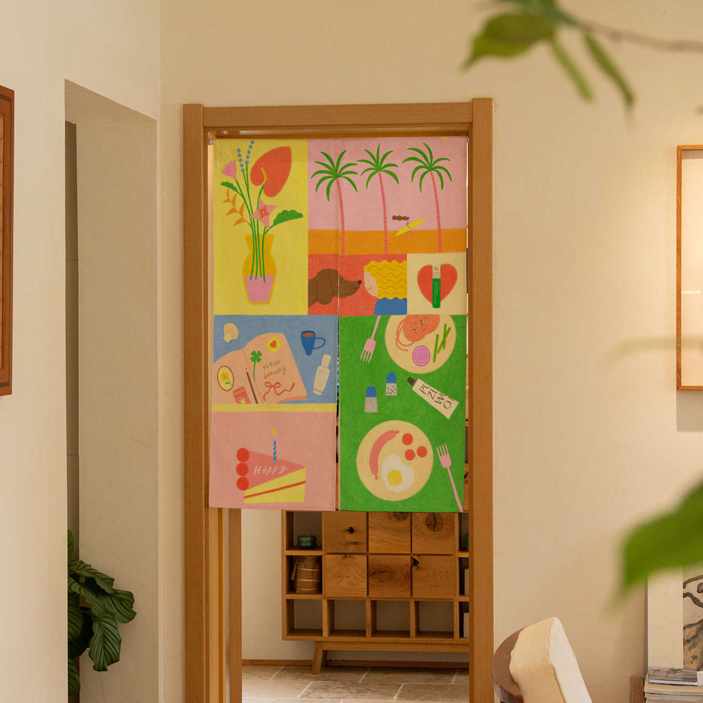 Cortina de puerta Noren tropic - Commercial Kitchen Ceiling reseña y precio