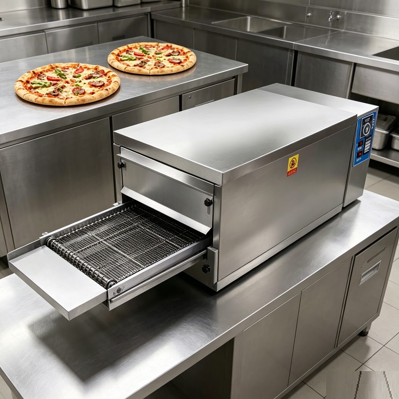 Horno de Pizza a Gas Comercial - Pizza Conveyor Oven reseña y precio