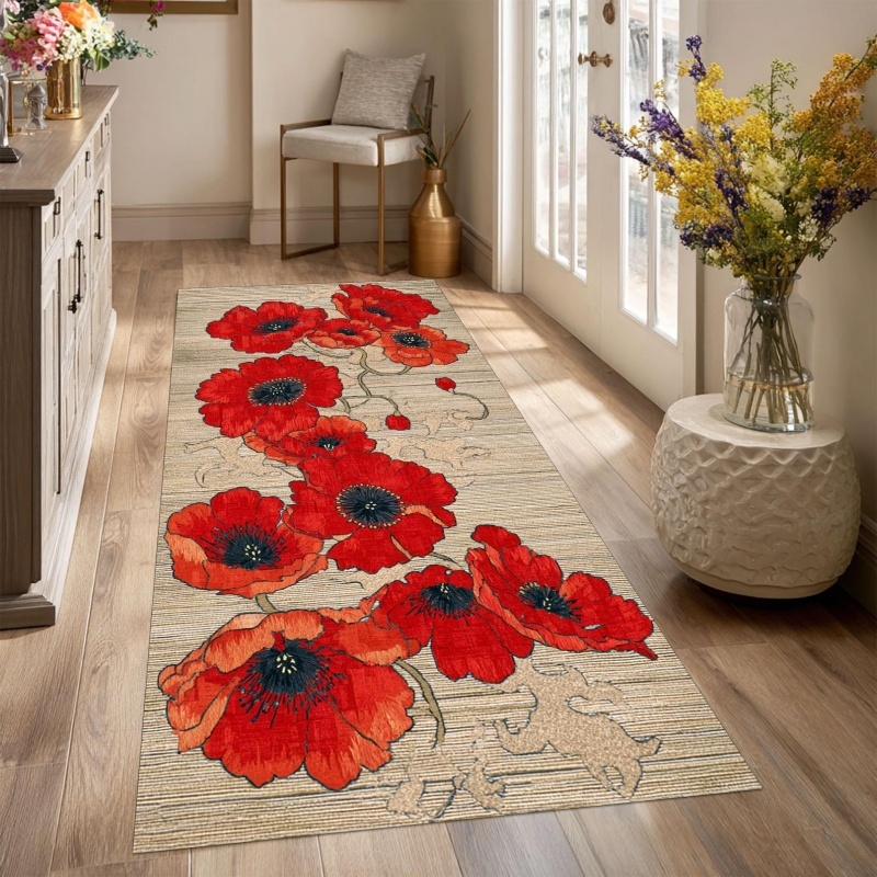 Alfombra de Fieltro con Diseño - Commercial Kitchen Background reseña y precio