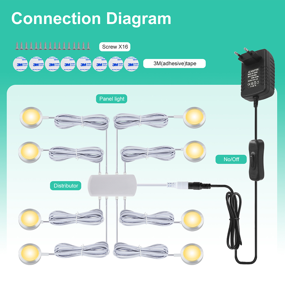 Kit de alimentación de interru - Commercial Kitchen Lights reseña y precio
