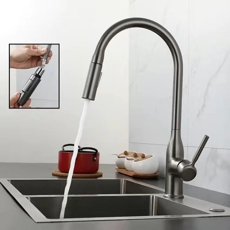 GEGVE-grifos de cocina para fr - Commercial Kitchen Faucet reseña y precio