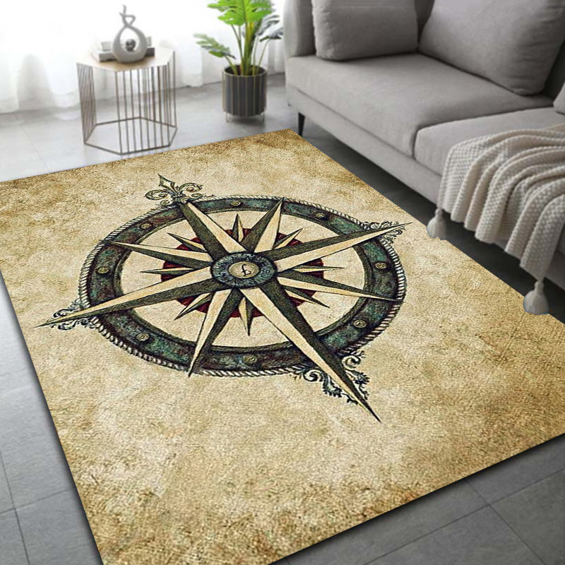 Mapa de brújula Retro, mapa de - Commercial Kitchen Mats reseña y precio