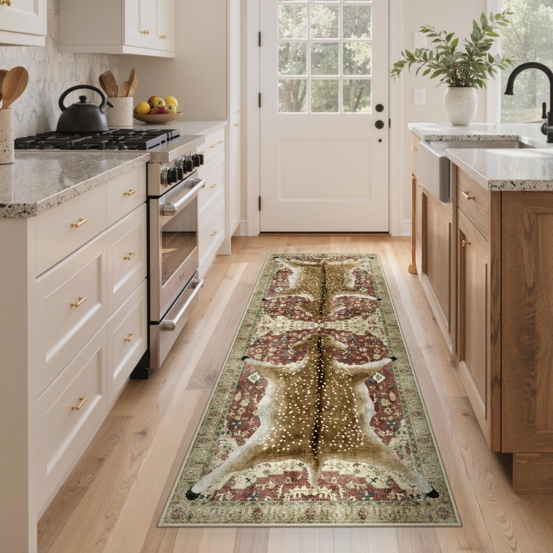 Alfombra con diseño de maripos - Commercial Kitchen Background reseña y precio