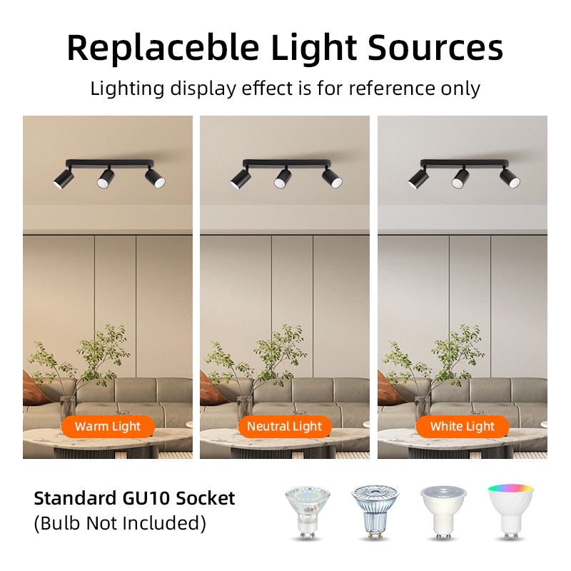 Foco de luz LED GU10 de 110-22 - Commercial Kitchen Ceiling reseña y precio
