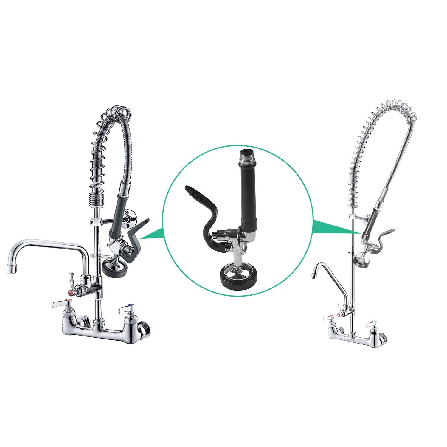 En stock, pulverizador de pree - Commercial Kitchen Faucet reseña y precio
