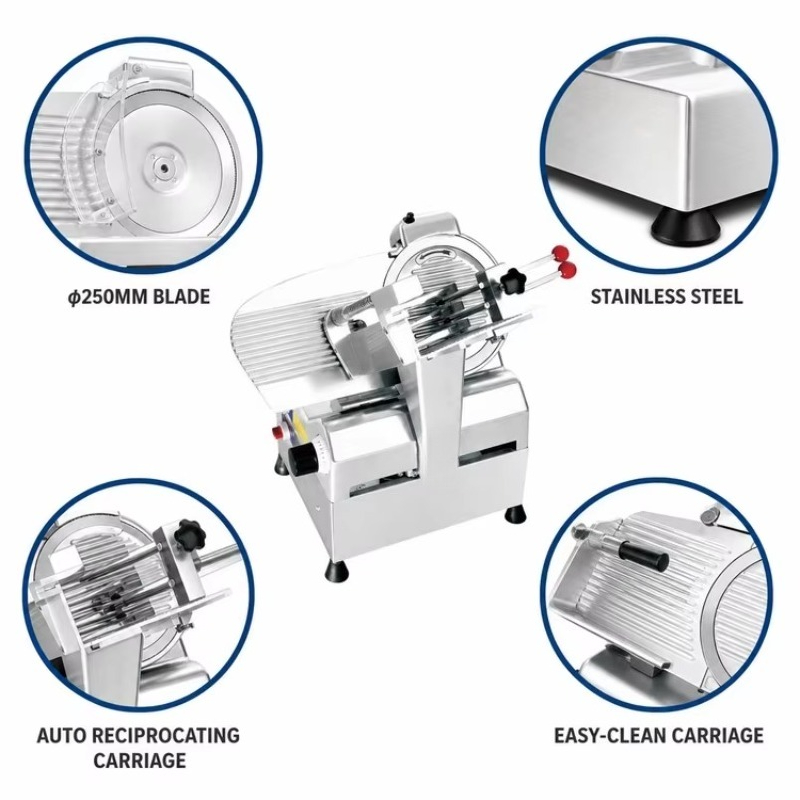 Cortadora de Carne Comercial T - Meat Slicer Machine reseña y precio